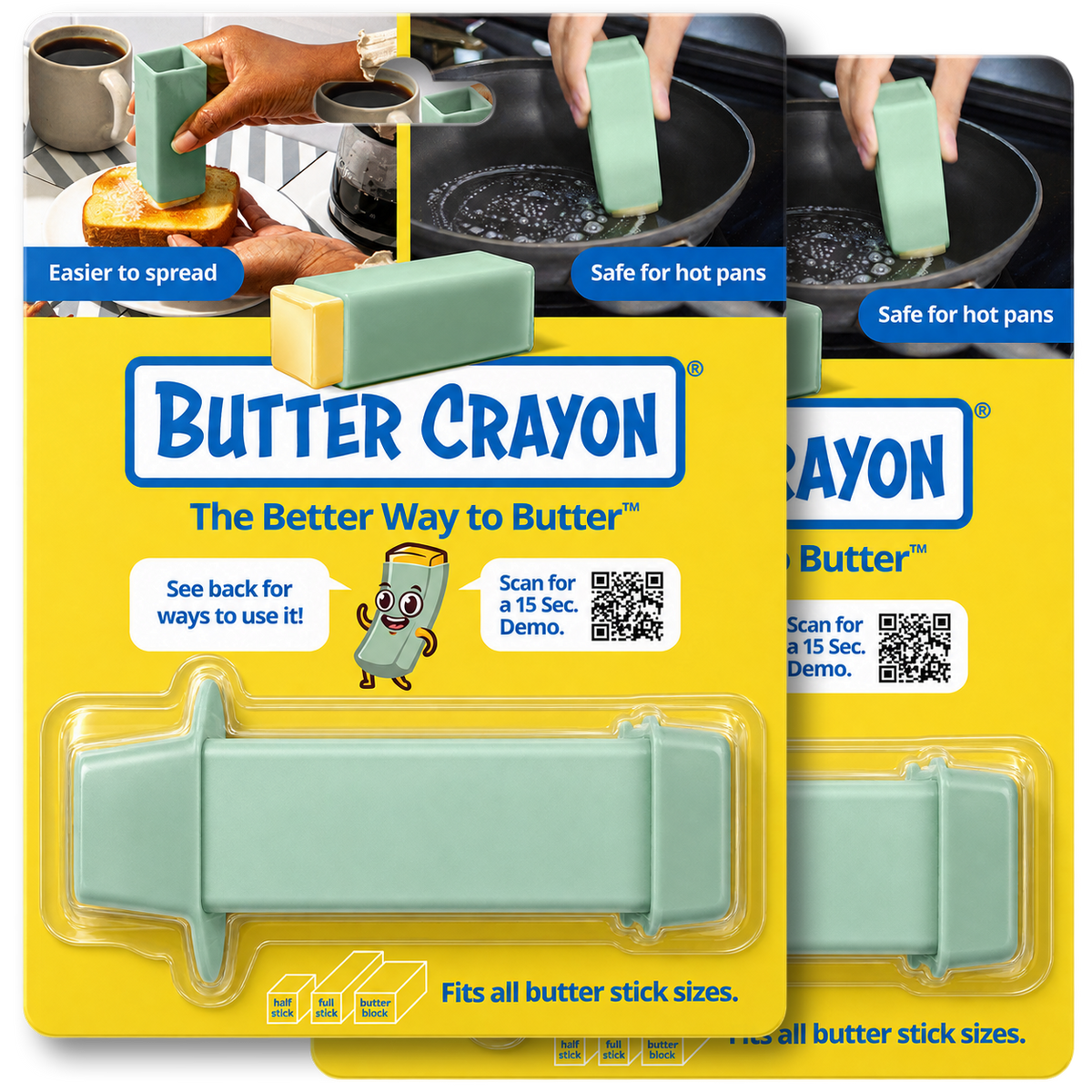 Butter Crayon® 2-Pack | Butter Applicators